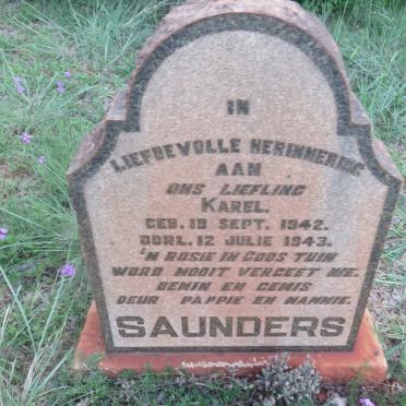 SAUNDERS Karel 1942-1943