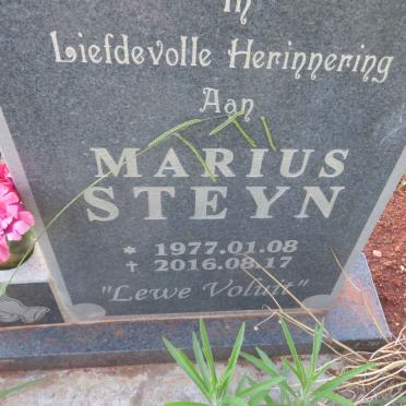STEYN Marius 1977-2016