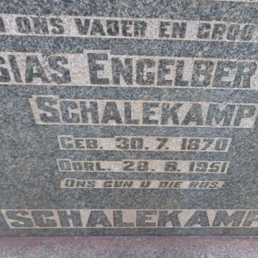 SCHALEKAMP Esias Engelbertus 1870-1951