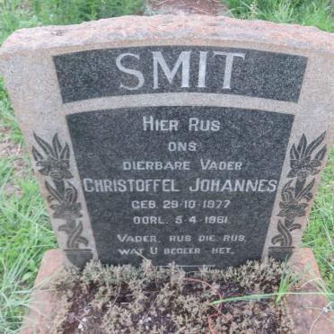 SMIT Christoffel Johannes 1877-1961