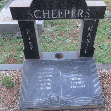SCHEEPERS Piet 1921-1985 &amp; Marie 1926-1995