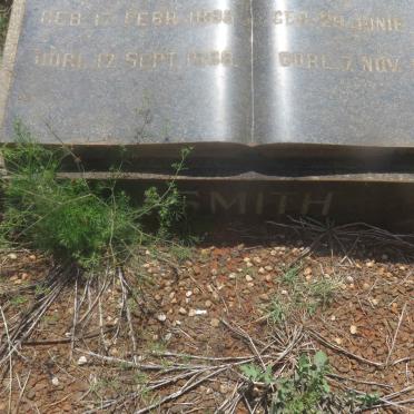 SMITH Carel V.D. Merwe 1885-1968 &amp; Anna Susanna OPPERMAN 1904-1969