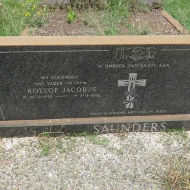 SAUNDERS Roelof Jacobus 1925-1974