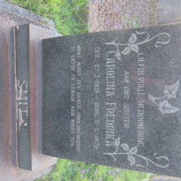 SMIT Carolina Fredrika 1909-1978