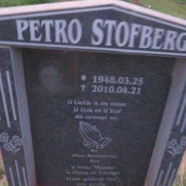 STOFBERG Petro 1948-2010
