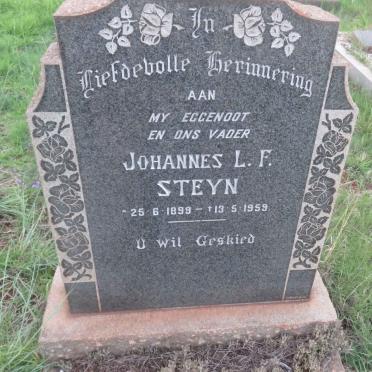 STEYN Johannes L.F. 1899-1959