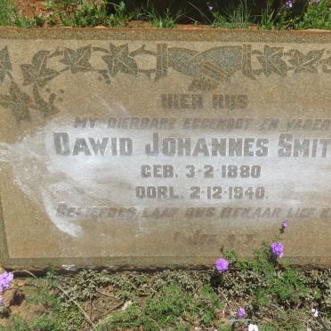 SMITH Dawid Johannes 1880-1940