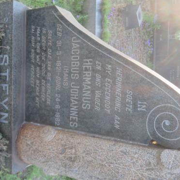STEYN Hermanus Jacobus Johannes 1921-1962