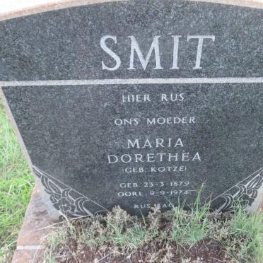 SMIT Maria Dorethea nee KOTZE 1879-1974