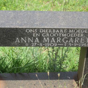 SAUNDERS Anna Margaretha 1909-1988
