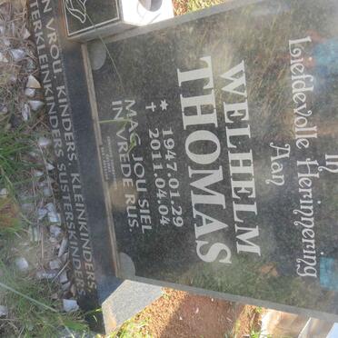 THOMAS Welhelm 1947-2011