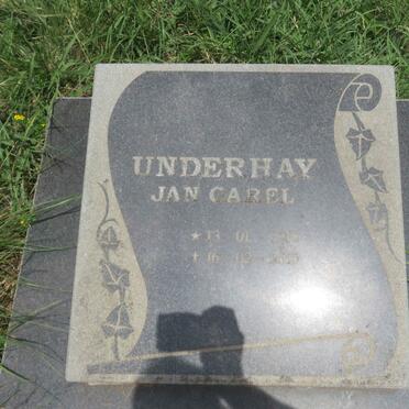 UNDERHAY Jan Carel 1918-