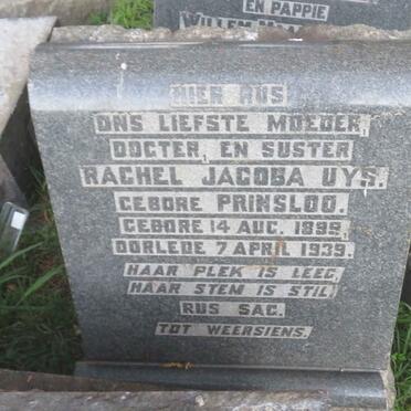 UYS Willem Maarten 1886-1937 & Rachel Jacoba PRINSLOO 1899-1939 _2