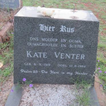 VENTER Kate 1919-1984