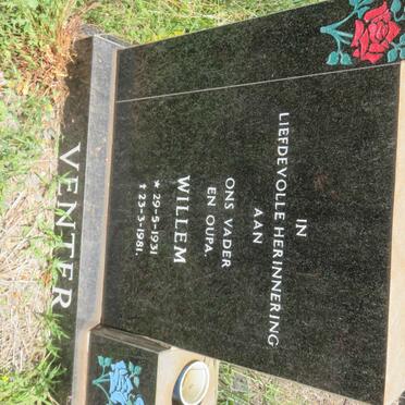VENTER Willem 1931-1981
