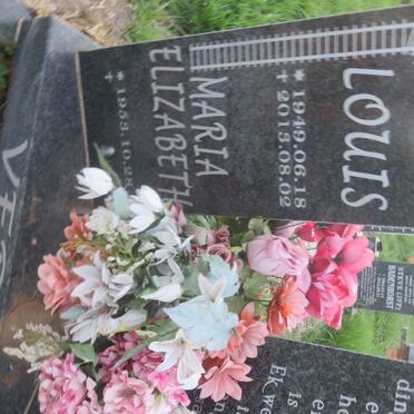 VERN Louis 1949-2013 &amp; Maria Elizabeth 1953-