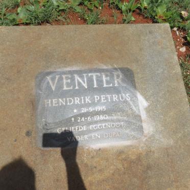 VENTER Hendrik Petrus 1915-1980