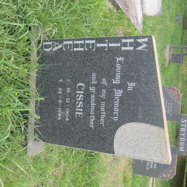 WHITEHEAD Cissie 1904-1998