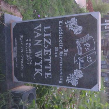 WYK Lizette, van 1974-2011