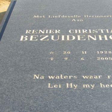 BEZUIDENHOUT Renier Christiaan 1928-2005 