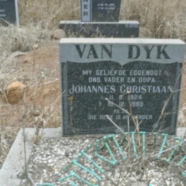 DYK Johannes Christiaan, van 1924-1993