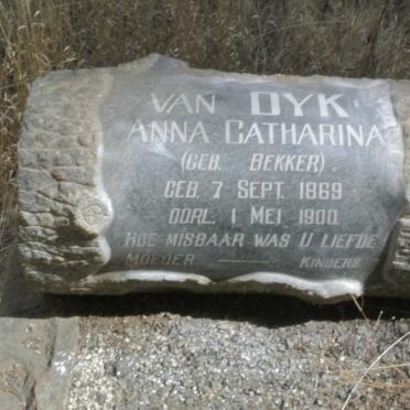 DYK Anna Catharina, van nee BEKKER 1869-1900