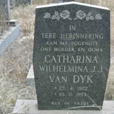 DYK Catharina Wilhelmina J.J., van 1922-1973