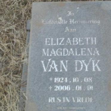 DYK Elizabeth Magdalena, van 1924-2006