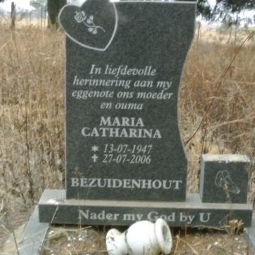 BEZUIDENHOUT Maria Catharina 1947-2006