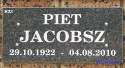 JACOBSZ Piet 1922-2010