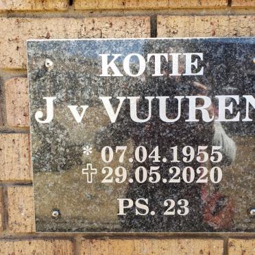 VUUREN Kotie, J. v. 1955-2020