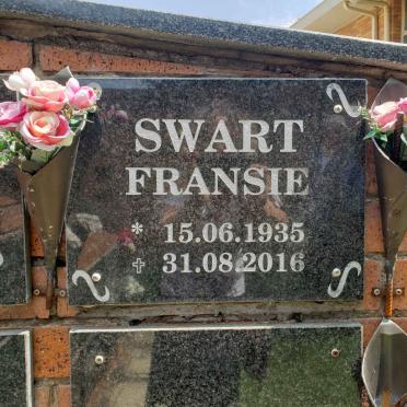 SWART Fransie 1935-2016