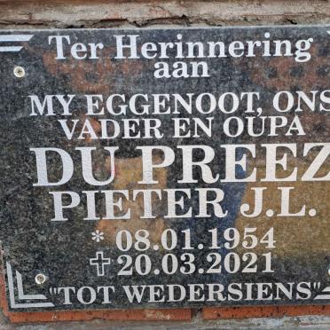 PREEZ Pieter J.L., du 1954-2021