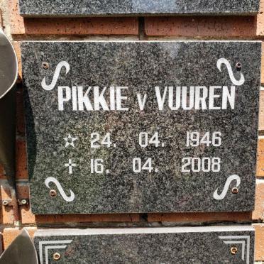 VUUREN Pikkie, van 1946-2008