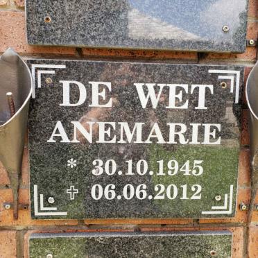 WET Anemarie, de 1945-2012