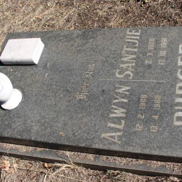 BURGER Alwyn 1908-1980 &amp; Santjie 1908-1991