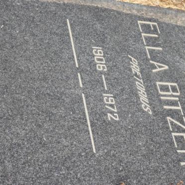 BITZER Ella nee PRETORIUS 1906-1972