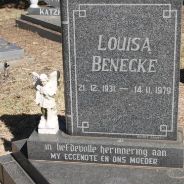 BENECKE Louisa 1931-1979