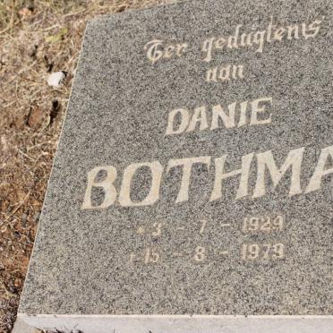 BOTHMA Danie 1929-1979