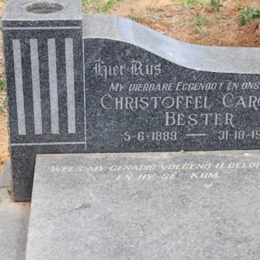 BESTER Christoffel Carolus 1889-1953