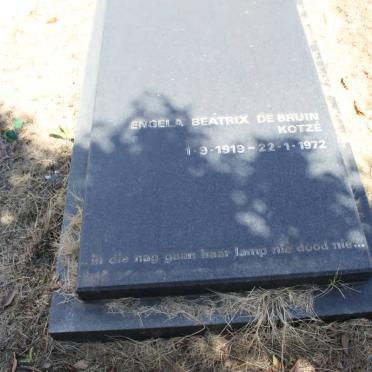 BRUIN Engela Beatrix, de nee KOTZE 1919-1972