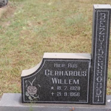 BEZUIDENHOUT Gerhardus Willem 1928-1956
