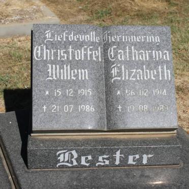 BESTER Christoffel Willem 1915-1986 &amp; Catharina Elizabeth 1914-1989