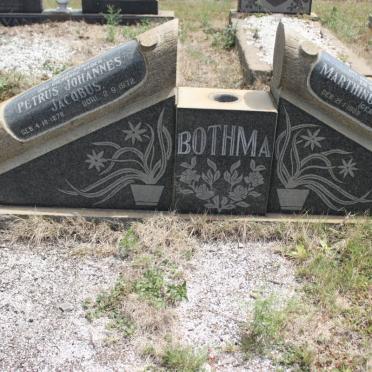 BOTHMA Petrus Johannes Jacobus 1878-1972 &amp; Marthinus Albertus UYS 1899-1985