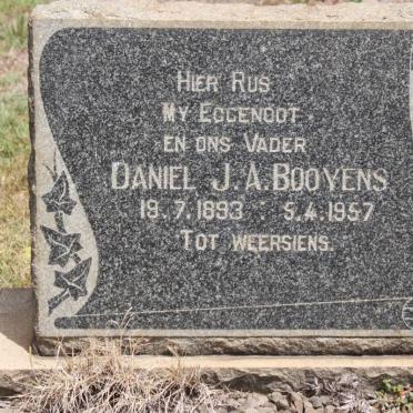 BOOYENS Daniel J.A. 1893-1957