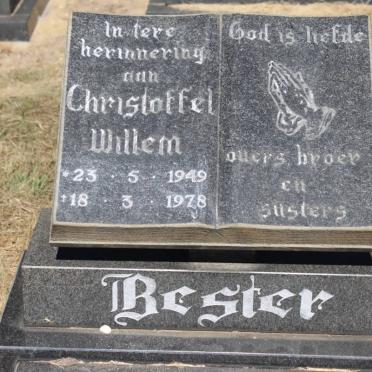 BESTER Christoffel Willem 1949-1978