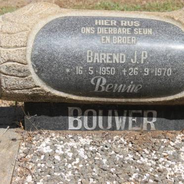 BOUWER Barend J.P. 1950-1970