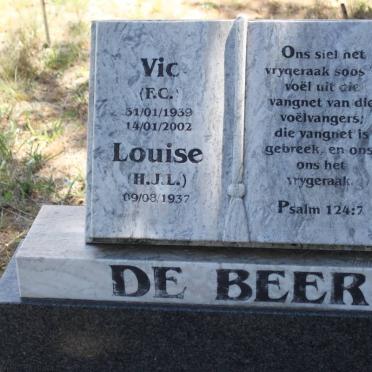 BEER V.C., de 1939-2002 &amp; H.J.L. 1937-