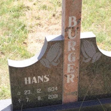 BURGER Hans 1934-2001