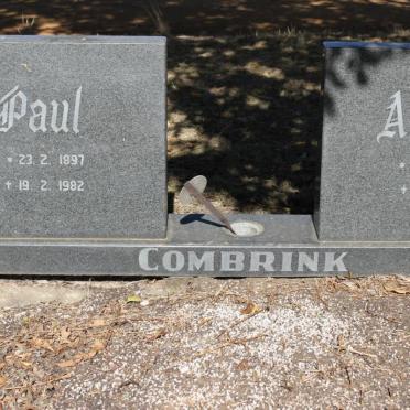 COMBRINK Paul 1897-1982 &amp; Annie 1905-1981